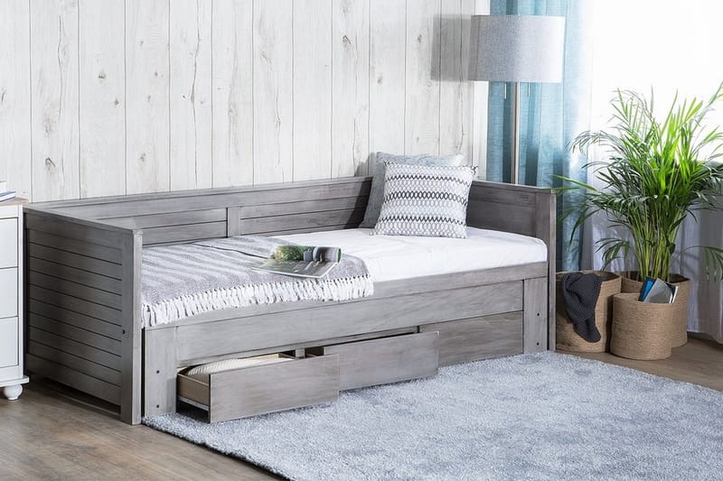 Dagbädd Cahors 90|200 cm - Grå - Möbler - Soffa - Dagbädd