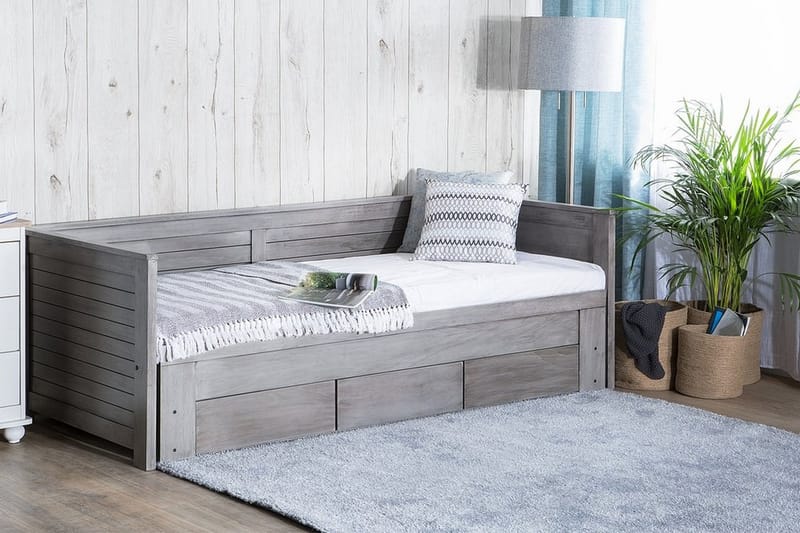Dagbädd Cahors 90|200 cm - Grå - Möbler - Soffa - Dagbädd