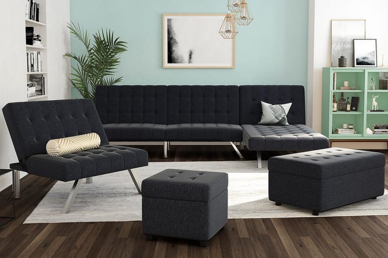 Dagbädd Emily Marinblå - Dorel Home - Möbler - Soffa - Dagbädd