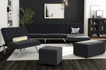Dagbädd Emily Marinblå - Dorel Home - Möbler - Soffa - Dagbädd