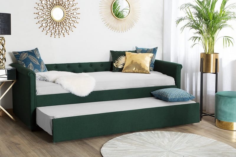 Libourne Dagbädd 90|200 cm - Grön - Möbler - Soffa - Dagbädd - Dagbädd dubbelsäng