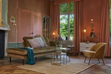 Lissbon Dagbädd Höger - Gul - Möbler - Soffa - Dagbädd - Dagbädd dubbelsäng