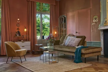 Lissbon Dagbädd Vänster - Gul - Möbler - Soffa - Dagbädd - Dagbädd dubbelsäng