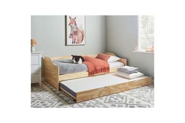 Dagbädd Luneray med lamellram Ljus Trä - Ljus Trä - Möbler - Säng - Gästsäng & extrasäng - Utdragssäng