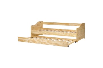 Dagbädd Luneray med lamellram Ljus Trä - Ljus Trä - Möbler - Säng - Gästsäng & extrasäng - Utdragssäng