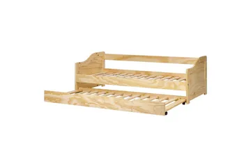 Dagbädd Luneray med lamellram Ljus Trä - Ljus Trä - Möbler - Säng - Gästsäng & extrasäng - Utdragssäng