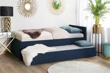 Marmande Dagbädd 90|200 cm - Blå - Möbler - Soffa - Dagbädd - Dagbädd dubbelsäng