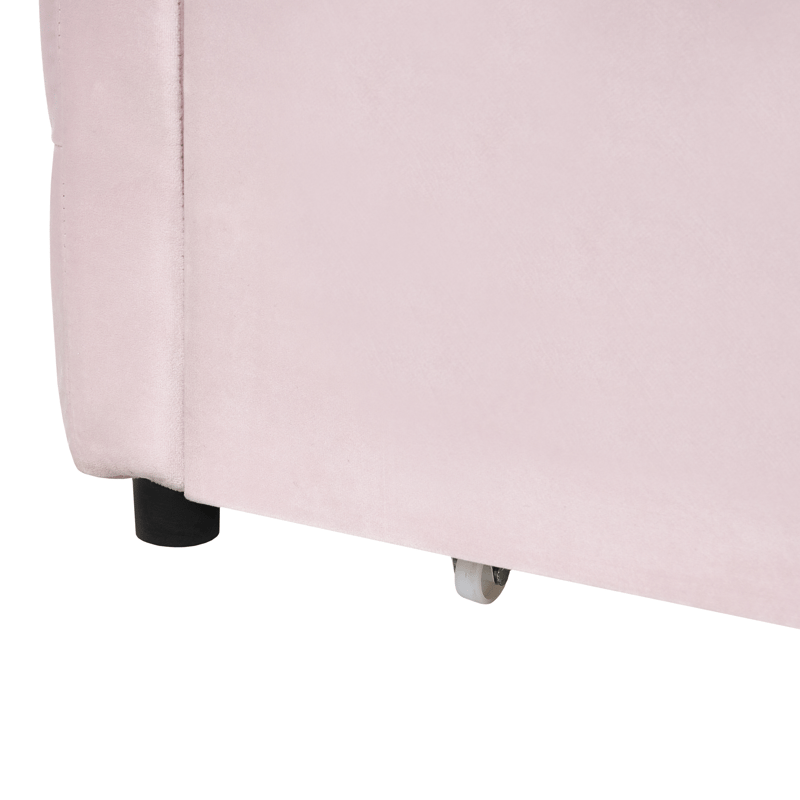 Dagbädd Marray - Pastellrosa - Möbler - Soffa - Sammetssoffa