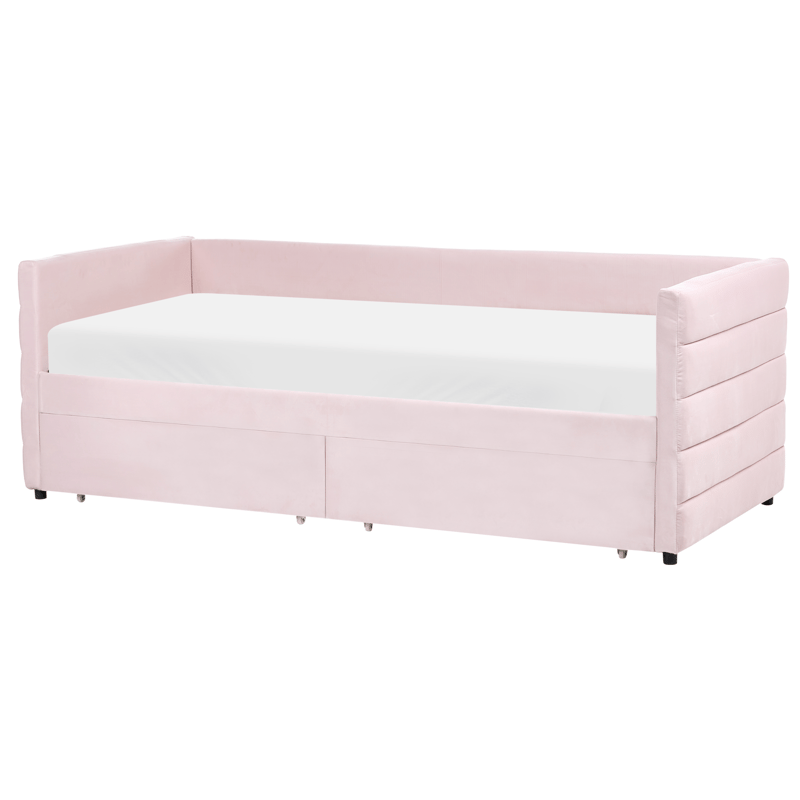 Dagbädd Marray - Pastellrosa - Möbler - Soffa - Sammetssoffa