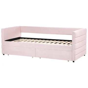 Dagbädd Marray - Pastellrosa - Möbler - Soffa - Sammetssoffa
