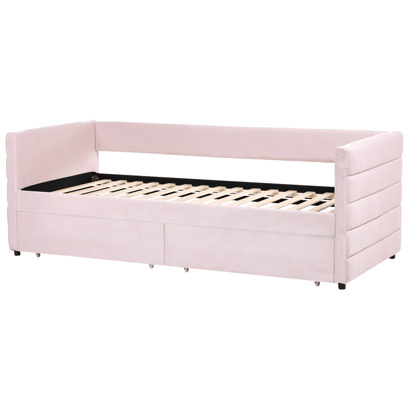 Dagbädd Marray - Pastellrosa - Möbler - Soffa - Sammetssoffa