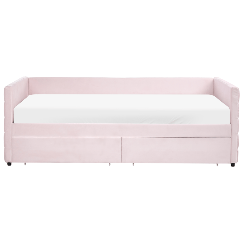 Dagbädd Marray - Pastellrosa - Möbler - Soffa - Sammetssoffa