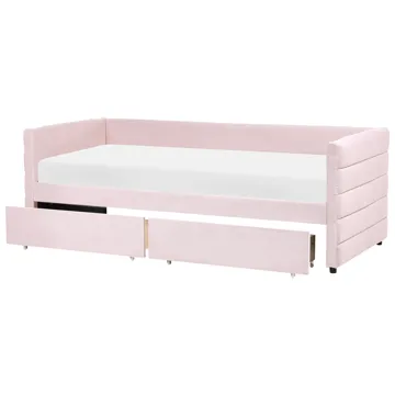 Dagbädd Marray - Pastellrosa - Möbler - Soffa - Sammetssoffa
