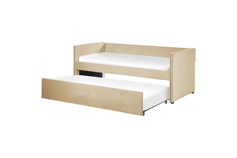 Dagbädd Troyes med lamellram Beige, Beige