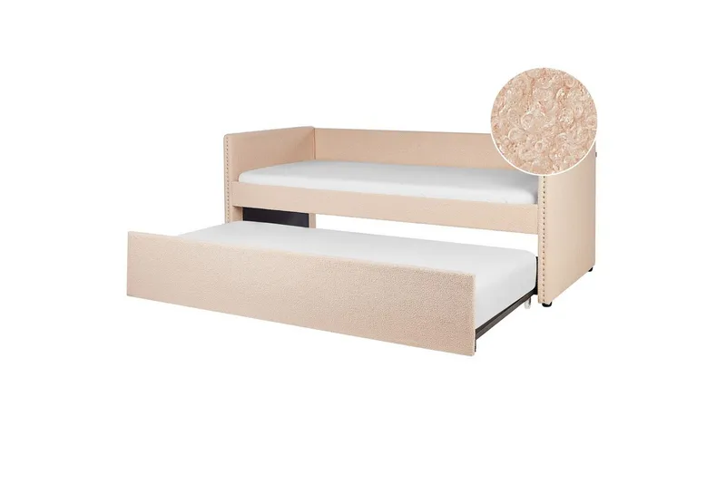 Dagbädd Troyes med lamellram Rosa, Rosa