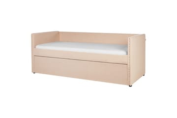 Dagbädd Troyes med lamellram Rosa - Rosa - Möbler - Säng - Gästsäng & extrasäng - Utdragssäng