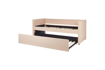 Dagbädd Troyes med lamellram Rosa - Rosa - Möbler - Säng - Gästsäng & extrasäng - Utdragssäng