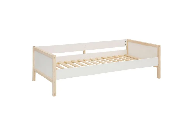 Dagbäddar utan rygg Loft24 Sängsoffa Square Line Vit,Natur