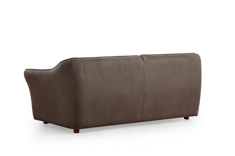 Damor Svängd Soffa 5-sits - Brun - Möbler - Soffa - Sammetssoffa