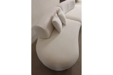 Dariya Svängd Soffa 3-sits - Cream - Möbler - Soffa - 3 sits soffa