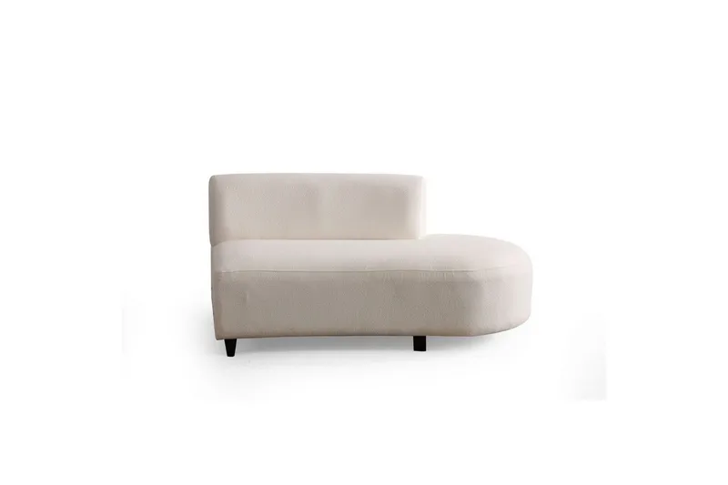 Dariya Svängd Soffa 3-sits - Cream - Möbler - Soffa - 3 sits soffa