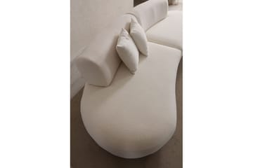 Dariya Svängd Soffa 3-sits - Cream - Möbler - Soffa - 3 sits soffa