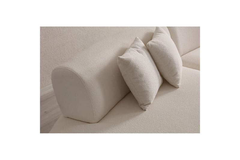 Dariya Svängd Soffa 4-sits - Cream - Möbler - Soffa - 4 sits soffa