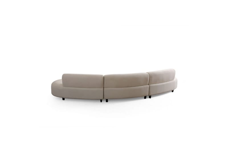 Dariya Svängd Soffa 4-sits - Cream - Möbler - Soffa - 4 sits soffa