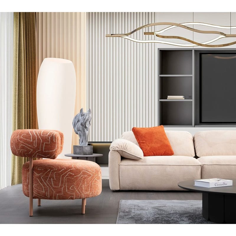 Derebasi 4-sits Hörnsoffa - Krämvit - Möbler - Soffa - Hörnsoffa