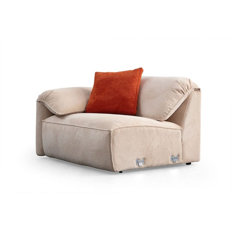 Derebasi 4-sits Hörnsoffa - Krämvit - Möbler - Soffa - Hörnsoffa