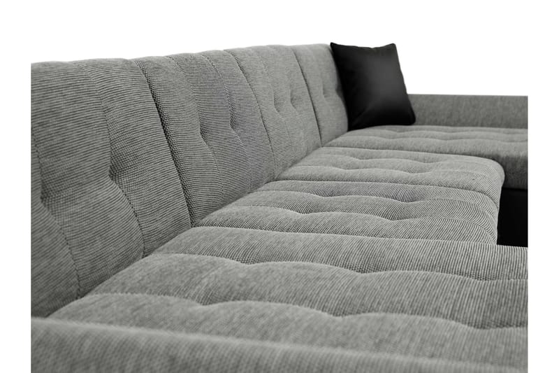 Dewitt Bäddsoffa Dubbelschäslong 4-sits i Sammet - Gul - Möbler - Soffa - Sammetssoffa