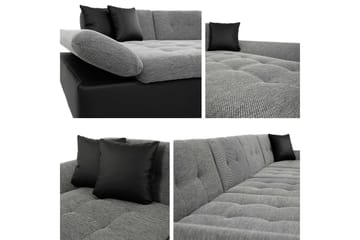 Dewitt Bäddsoffa Dubbelschäslong 4-sits i Sammet - Gul - Möbler - Soffa - Sammetssoffa