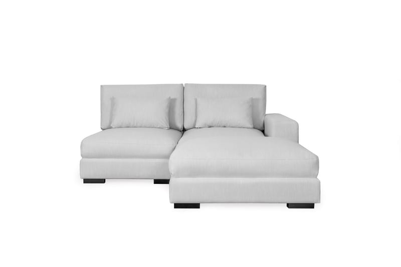 Divansoffa Columbus Vänster - Ljusgrå - Möbler - Soffa - Divansoffa & schäslongsoffa - 2 sits soffa med divan