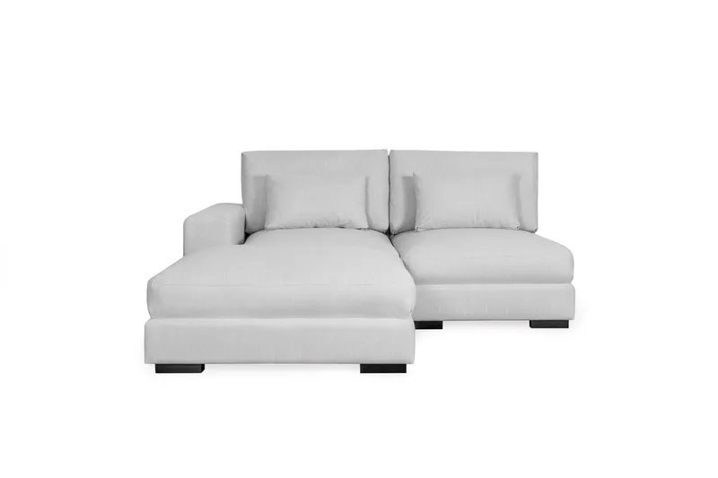 Dubai Divansoffa Vänster - Ljusgrå - Möbler - Soffa - Modulsoffa - Komplett modulsoffa