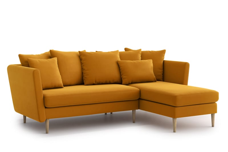 2-sits Divansoffa Malanie - Guld - 2 sits soffa med divan - Divansoffa & schäslongsoffa