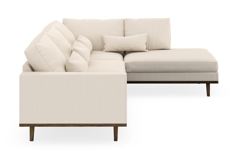 Copenhagen 4-sits Högervänd L-formad Schäslongsoffa i Manchester - Beige - Möbler - Soffa - Divansoffa & schäslongsoffa - 4 sits soffa med divan