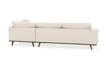 Copenhagen 4-sits Högervänd L-formad Schäslongsoffa i Manchester - Beige - Möbler - Soffa - Divansoffa & schäslongsoffa - 4 sits soffa med divan
