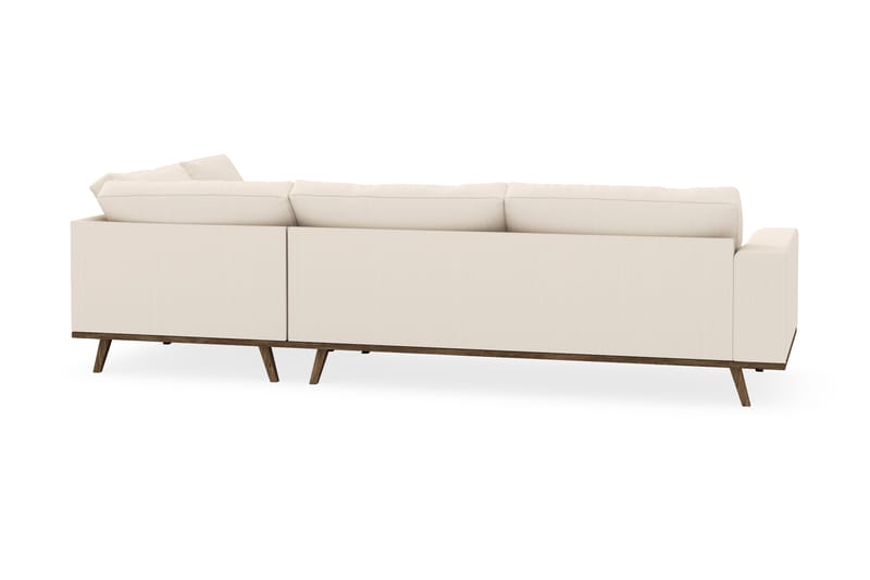 Copenhagen 4-sits Högervänd L-formad Schäslongsoffa i Manchester - Beige - Möbler - Soffa - Divansoffa & schäslongsoffa - 4 sits soffa med divan