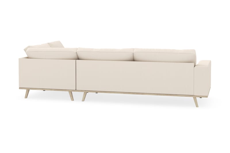 Copenhagen 4-sits Högervänd L-formad Schäslongsoffa i Manchester - Beige - Möbler - Soffa - Divansoffa & schäslongsoffa - 4 sits soffa med divan