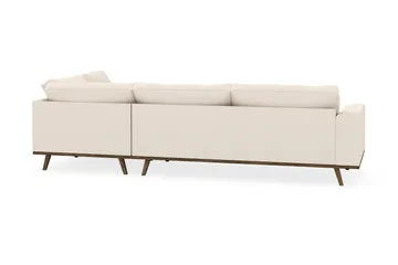 Copenhagen 4-sits Högervänd L-formad Schäslongsoffa i Manchester - Beige - Möbler - Soffa - Divansoffa & schäslongsoffa - 4 sits soffa med divan