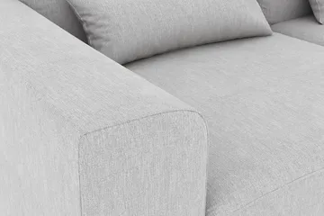 Copenhagen 4-sits Högervänd L-formad Schäslongsoffa i Tyg - Grå - Möbler - Soffa - Divansoffa & schäslongsoffa - 4 sits soffa med divan