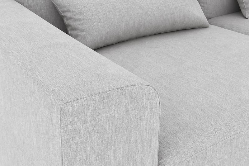 Copenhagen 4-sits Högervänd L-formad Schäslongsoffa i Tyg - Grå - Möbler - Soffa - Divansoffa & schäslongsoffa - 4 sits soffa med divan