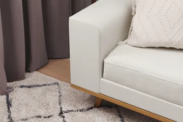 Copenhagen 4-sits Högervänd L-formad Schäslongsoffa i Tyg - Ljusgrå - Möbler - Soffa - Divansoffa & schäslongsoffa - 4 sits soffa med divan