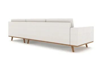 Copenhagen 4-sits Högervänd L-formad Schäslongsoffa i Tyg - Ljusgrå - Möbler - Soffa - Divansoffa & schäslongsoffa - 4 sits soffa med divan