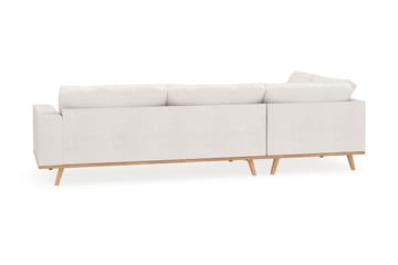 Copenhagen 4-sits Vänstervänd L-formad Schäslongsoffa i Bouclé - Vit - Möbler - Soffa - Divansoffa & schäslongsoffa - 4 sits soffa med divan