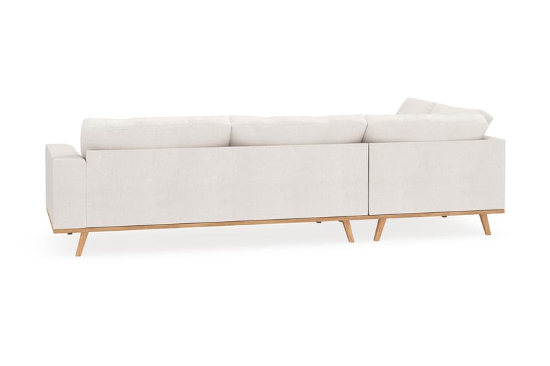 Copenhagen 4-sits Vänstervänd L-formad Schäslongsoffa i Bouclé - Vit - Möbler - Soffa - Divansoffa & schäslongsoffa - 4 sits soffa med divan