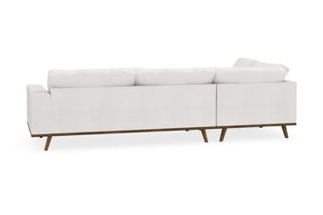 Copenhagen 4-sits Vänstervänd L-formad Schäslongsoffa i Bouclé - Vit - Möbler - Soffa - Divansoffa & schäslongsoffa - 4 sits soffa med divan