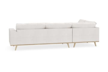 Copenhagen 4-sits Vänstervänd L-formad Schäslongsoffa i Bouclé - Vit - Möbler - Soffa - Divansoffa & schäslongsoffa - 4 sits soffa med divan