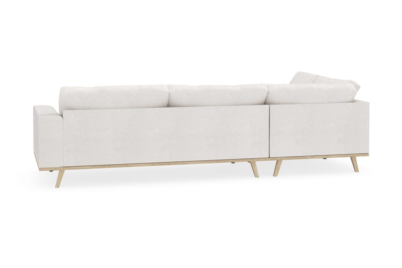 Copenhagen 4-sits Vänstervänd L-formad Schäslongsoffa i Bouclé - Vit - Möbler - Soffa - Divansoffa & schäslongsoffa - 4 sits soffa med divan