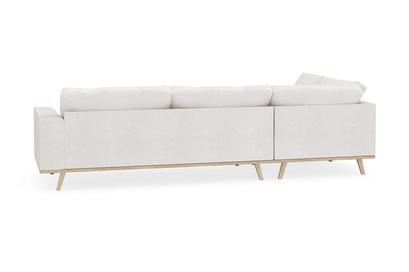 Copenhagen 4-sits Vänstervänd L-formad Schäslongsoffa i Bouclé - Vit - Möbler - Soffa - Divansoffa & schäslongsoffa - 4 sits soffa med divan